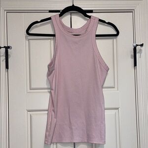 Women's Pink Sleeveless Top (slight blue coloring on back)